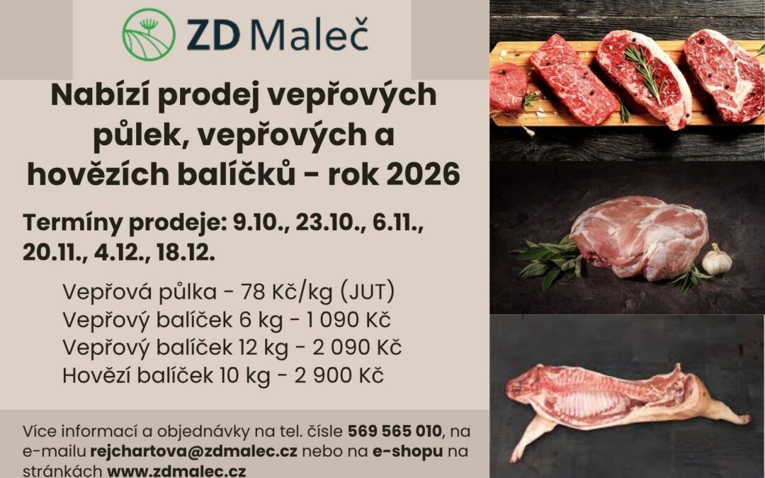 Vepřové a hovězí balíčky