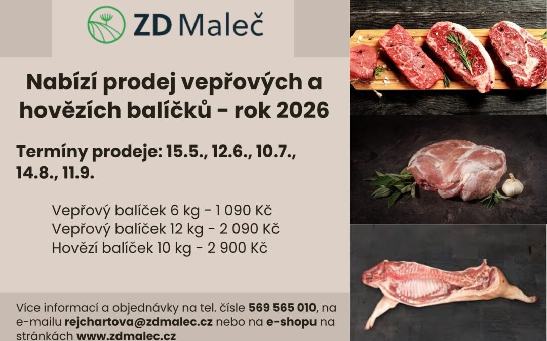 Vepřové a hovězí balíčky