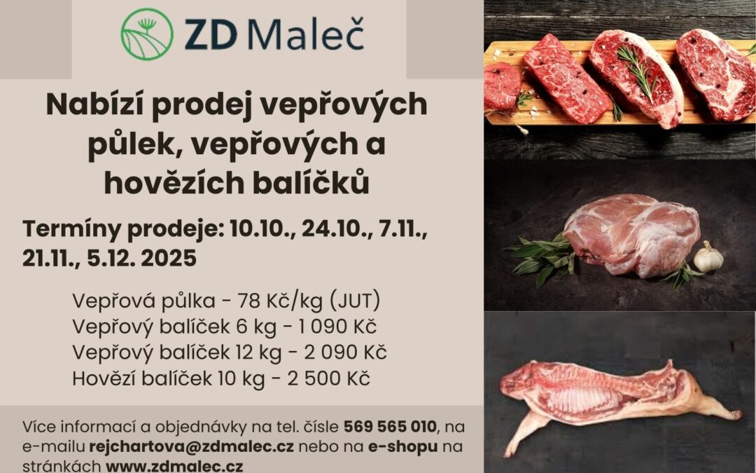 Vepřové a hovězí balíčky