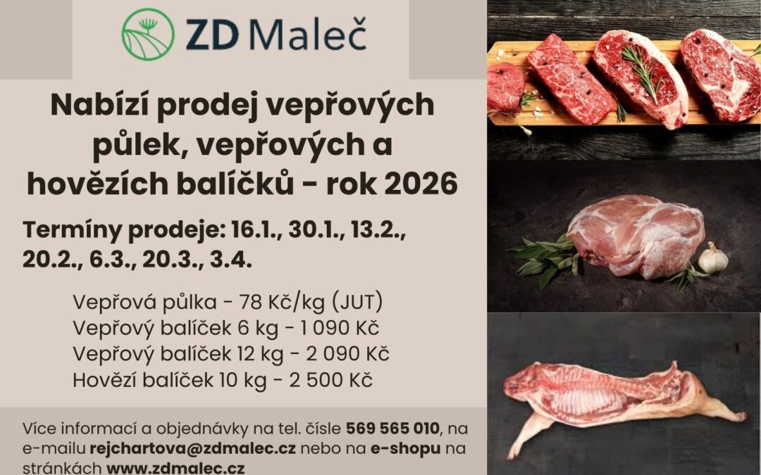 Vepřové a hovězí balíčky